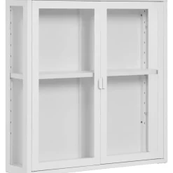 Brisbane väggskåp 80x18x80 cm - Vit