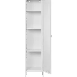 Brisbane vitrinskåp40x35x180 cm - Vit