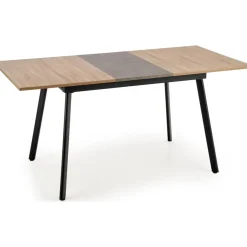 Brom matbord 120-160 x 80 cm - Ek/grå