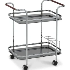 Butler 7 serveringsvagn i krom + Möbeltassar