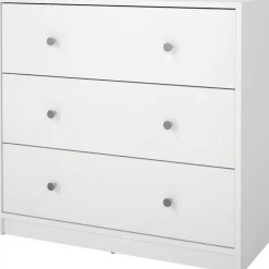 Byrå med 3 lådor - Vit