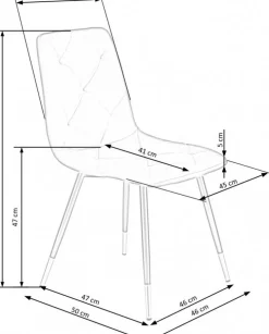 Cadeira matstol 438 - Gul