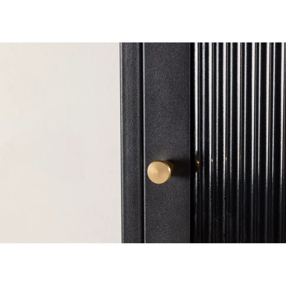 Cali vitrinskåp - Svart