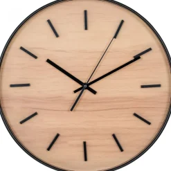 Camden väggklocka - Natur/svart