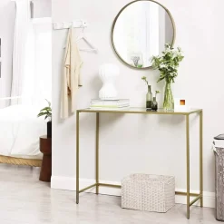 Canvas avlastningsbord - Guld