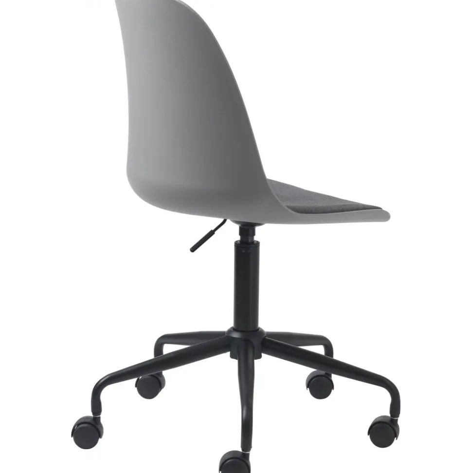 Cara grå kontorsstol med sittdyna + Textilrengöring för möbler