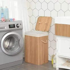 Carolin tvättkorg 72 l - Bambu