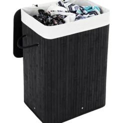 Carolin tvättkorg 72 l - Svart