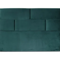 Carpe sänggavel med mönster (Grönt sammet) - Valfri bredd