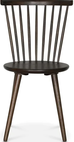 Castor pinnstol brunoljat trä + Möbeltassar