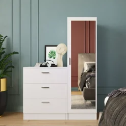 Cecilia skåp och byrå - Vit