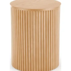 Celie runt soffbord med trästavar Ø40 cm