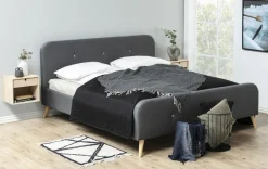 Century vägghängt sängbord med låda i vitpigmenterad ek