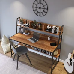 Ceren skrivbord 140 x 60 cm - Valnöt