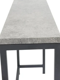 Charlotte avlastningsbord 110 x 30 cm - Svart/betongimitation