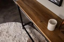 Charlotte konsolbord - Svart/teak