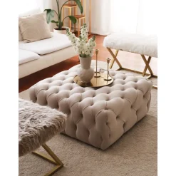 Cheltenham sittpuff - Cream