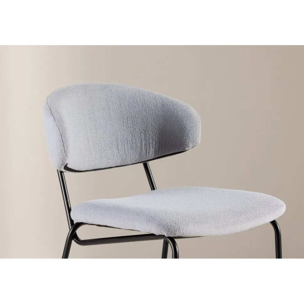 Chico matstol - Blå bouclé