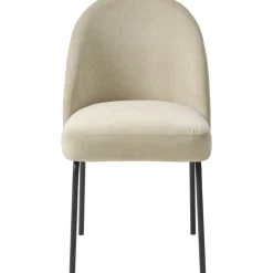 Circus stol i sandfärgad chenille