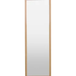 Cirkus spegel 40 x 80 cm - Vitpigmenterad ek + Glas och Kristallrengöring