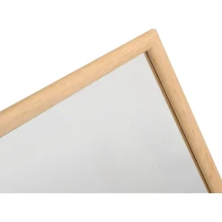 Cirkus spegel 40 x 80 cm - Vitpigmenterad ek + Glas och Kristallrengöring