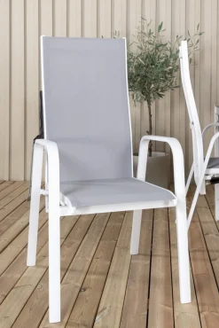 Copacabana karmstol - Grå/Vit