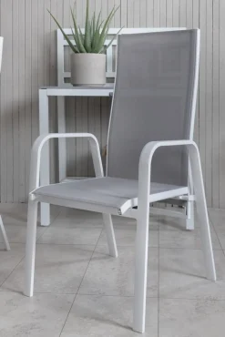 Copacabana karmstol - Grå/Vit