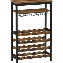 Corriente vinställ - Brun/svart