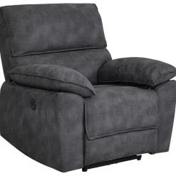 Coventry el reclinerfåtölj grå microfiber + Textilrengöring för möbler