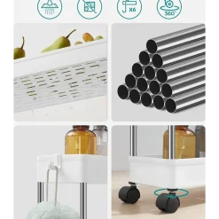 Criollo kökshylla 83 cm - Vit