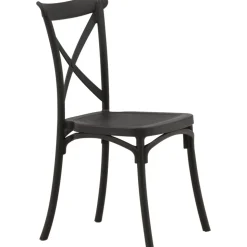 Crosett matstol - Svart