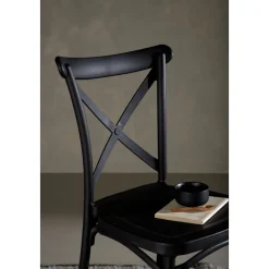 Crosett matstol - Svart