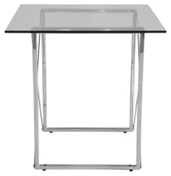 Cross Lampbord 55 x 55 cm - Krom