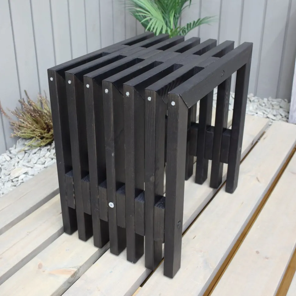 Cuba pall - Svart + Rengöringsmedel för utemöbler