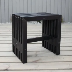 Cuba pall - Svart + Rengöringsmedel för utemöbler