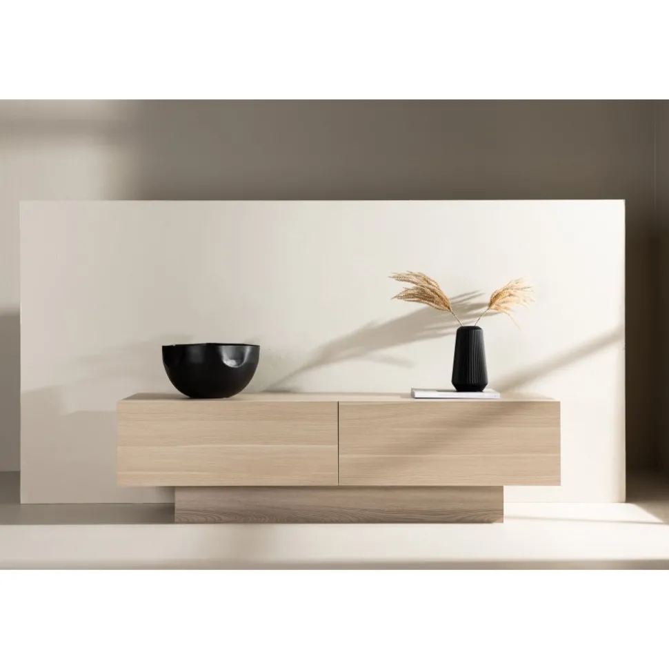 Cuenca TV-bänk - Whitewash