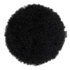 Curly stolsdyna fårskinn Svart