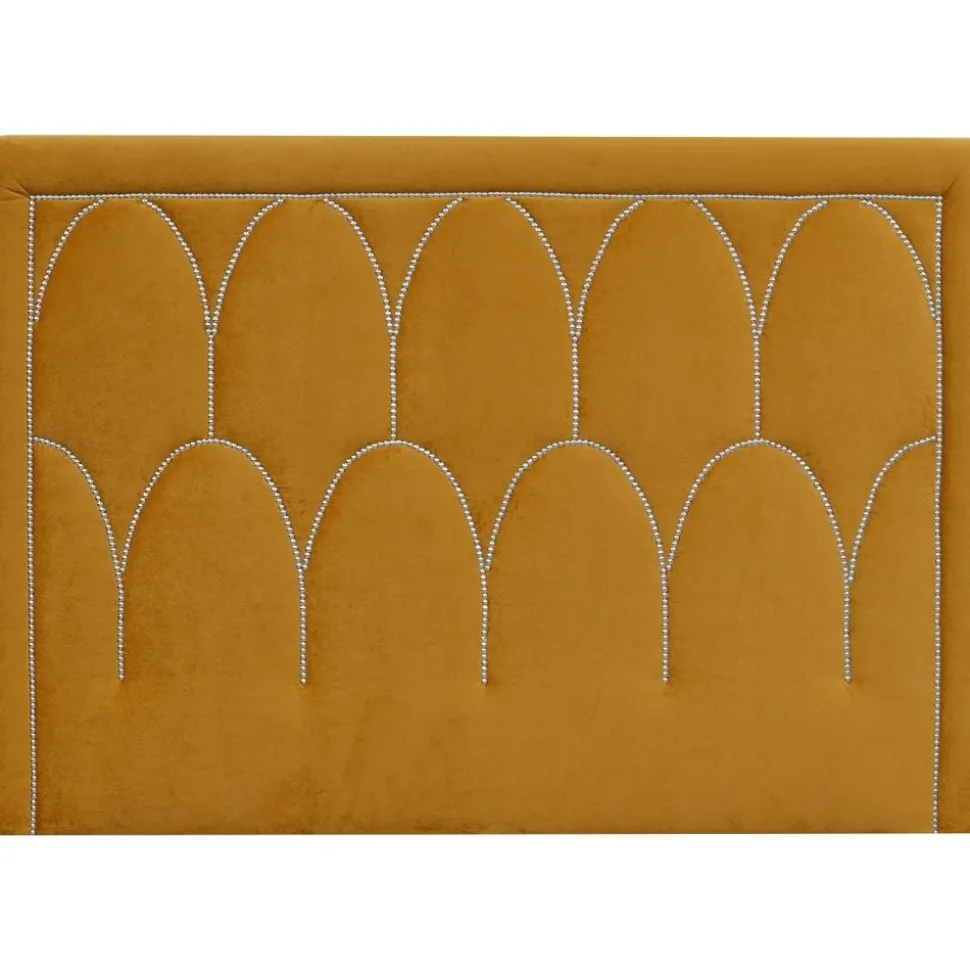 Dalarö sänggavel (Guld sammet) - Valfri bredd