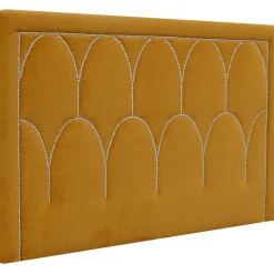 Dalarö sänggavel (Guld sammet) - Valfri bredd