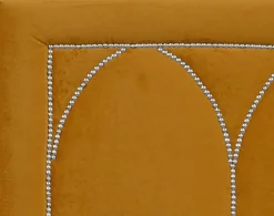 Dalarö sänggavel (Guld sammet) - Valfri bredd