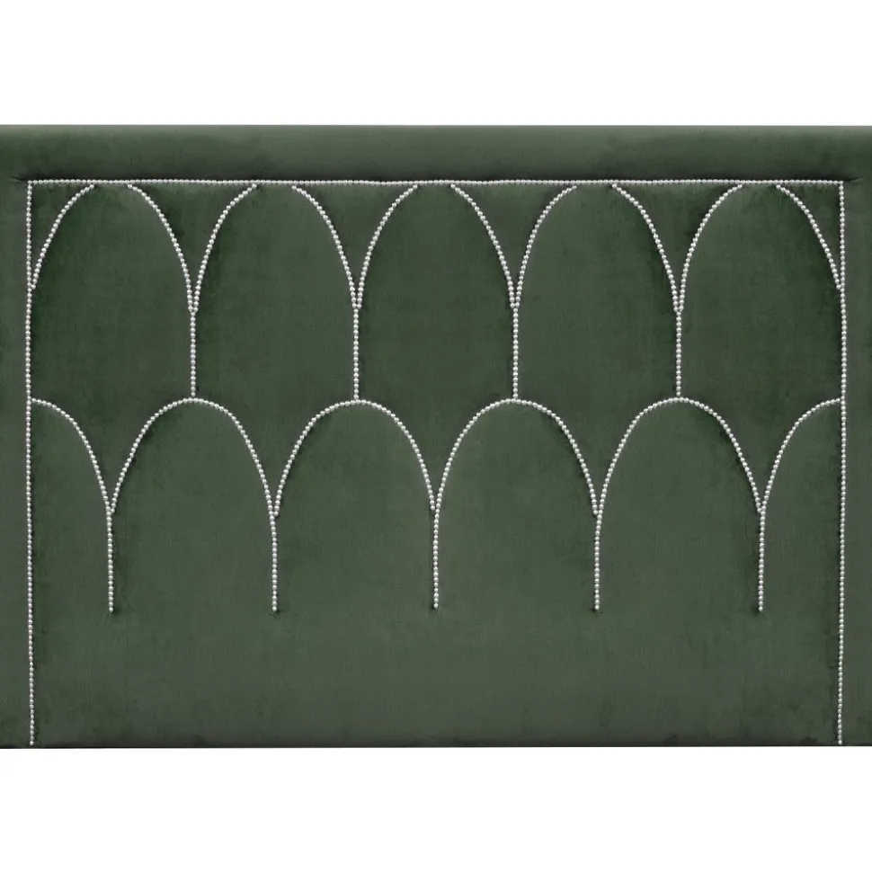 Dalarö sänggavel (Smaragdgrönt sammet) - Valfri bredd