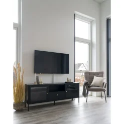 Dalby TV-bänk - Svart