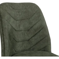 Dallas stolset - Valnöt/mörkgrön