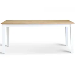 Dalön Matbord vit / ek 180x90 cm