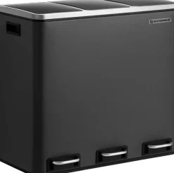 Daloa soptunna 54 l - Svart