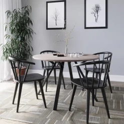 Dalsland Karmstol - Svart + Stolsdyna