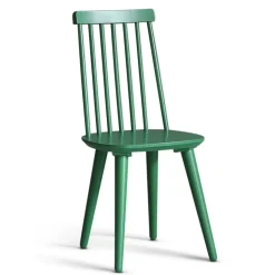 Dalsland matgrupp: Matbord i svart / ek med 6 st gröna pinnstolar