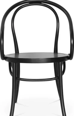 Danderyd No.30 svart karmstol i böjträ + Möbeltassar