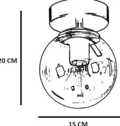 Danube taklampa - Svart/vit