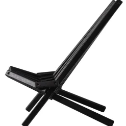 Däckstol svart med nackkudde + Rengöringsmedel för utemöbler